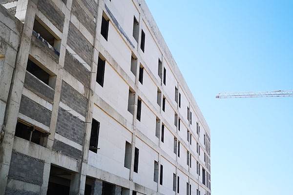 湖南新材料公司制膜车间纤维水泥板泄爆墙